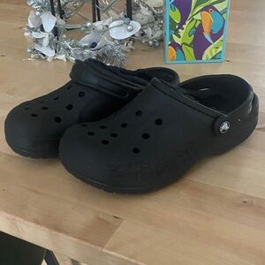 CROCS Black Slip-On Clogs for Women